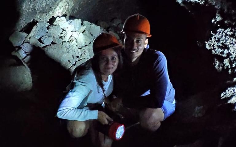 Mount Etna Tours inside the Cave